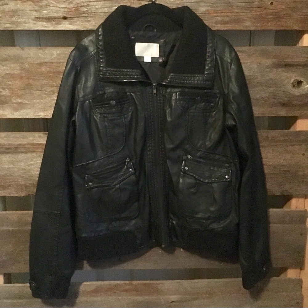 Xhilaration faux leather jacket